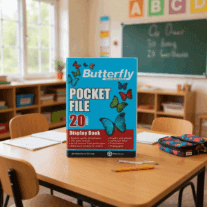 BUTTERFLY POCKET FILE DISPLAY BK A4 20PAGE