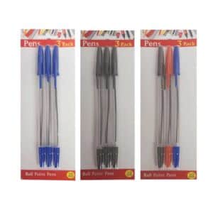 BALL POINT PENS 3PK