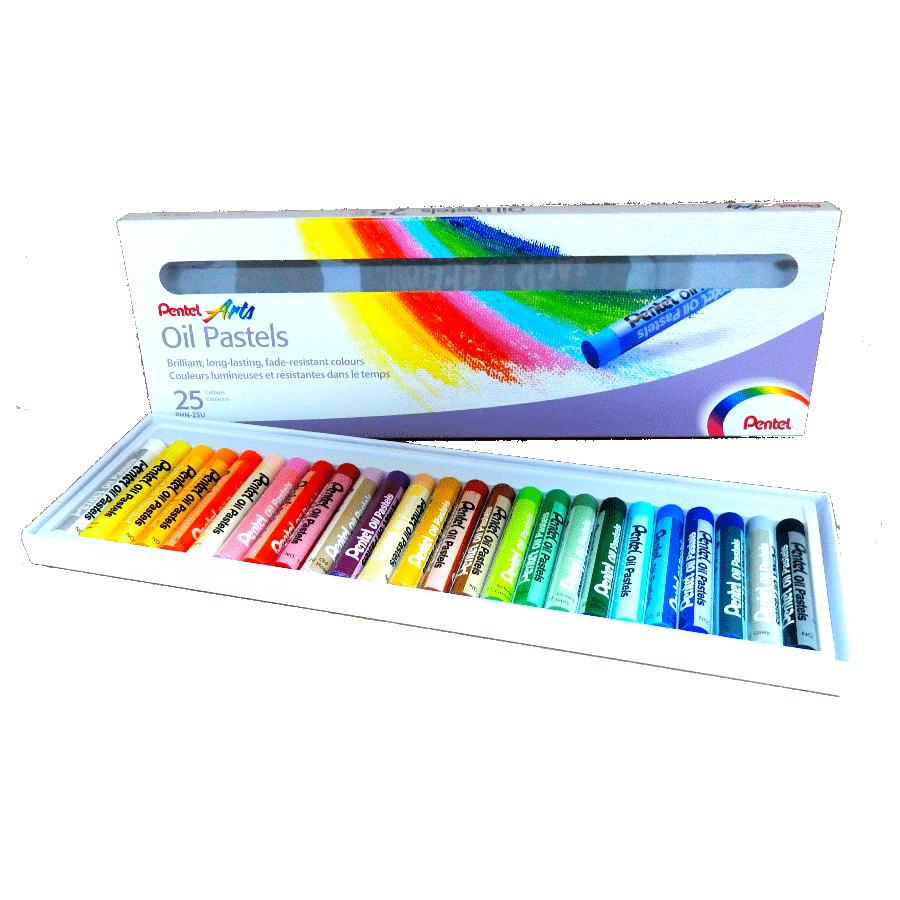 PENTEL OIL PASTELS 25PK