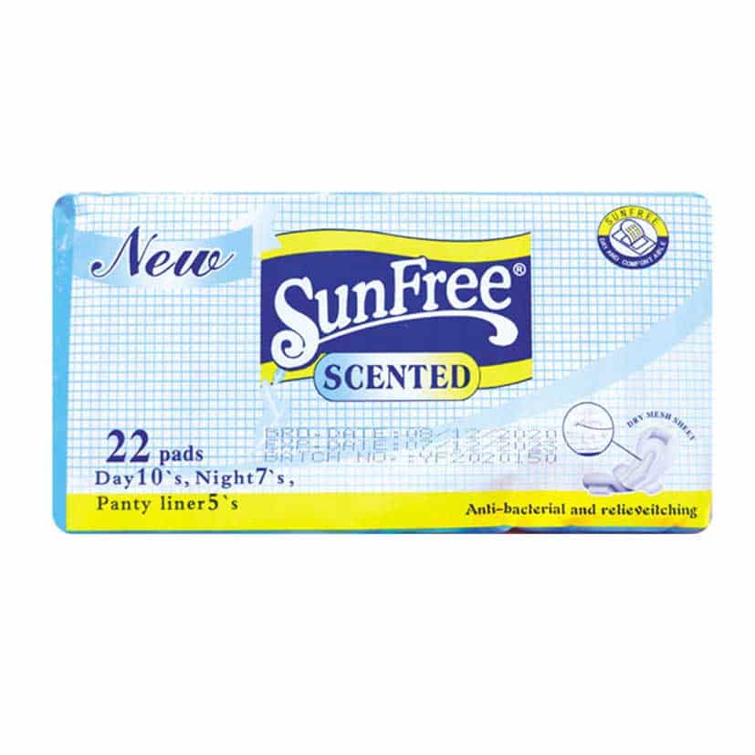 SUNFREE SCENTED PADS 22pcs