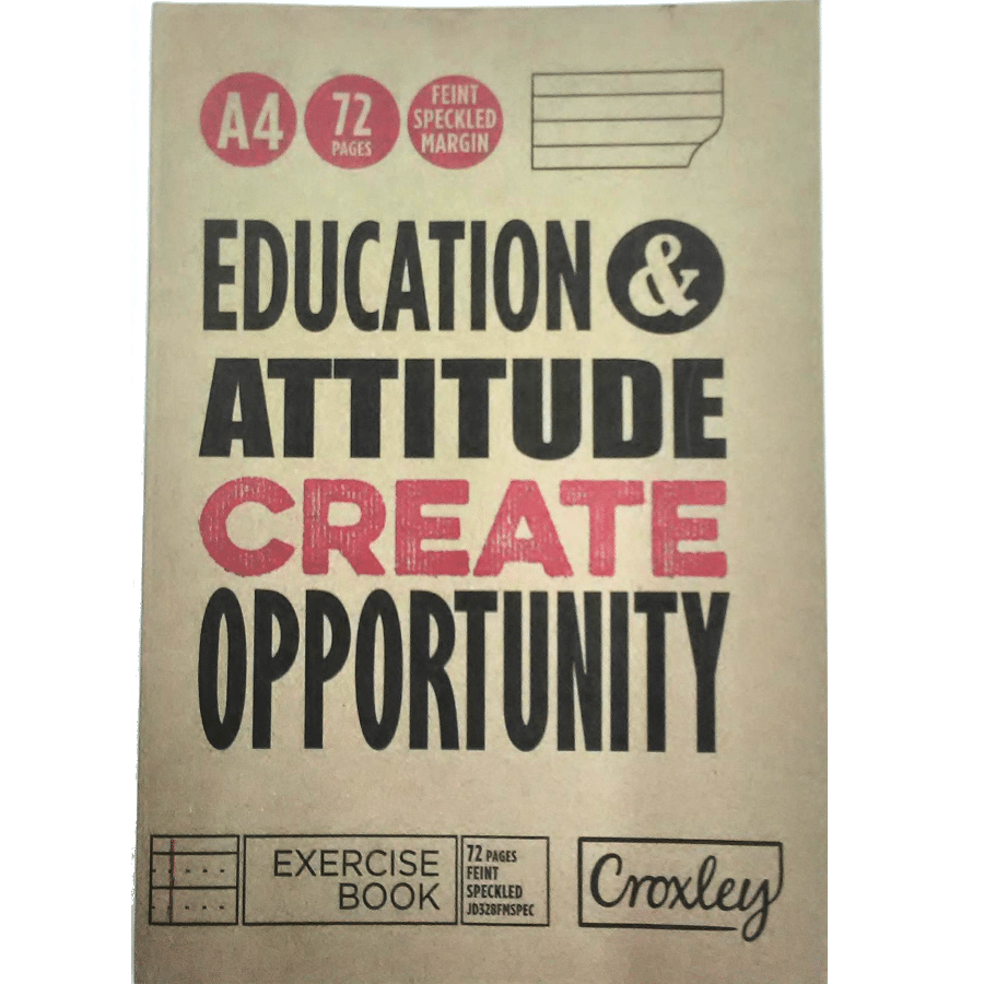 CROXLEY EXER BOOK A4 SPECKLED