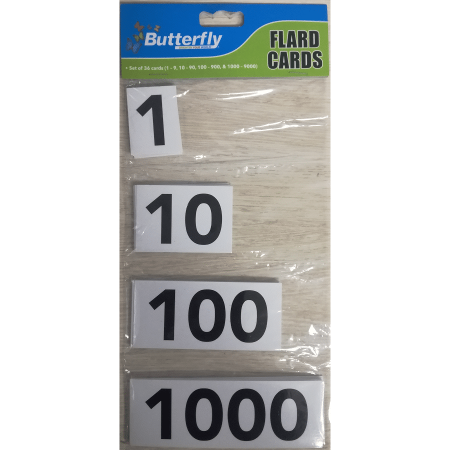 BUTTERFLY FLARD CARDS 1 - 1000