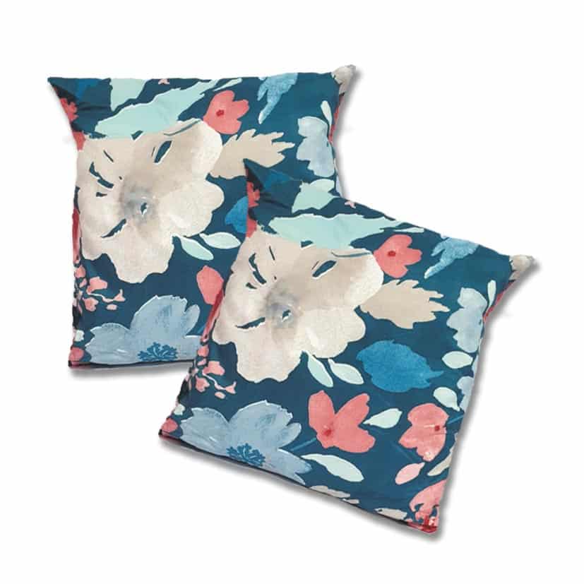 CUSHION 2PK PRINTED 34CM X 34CM