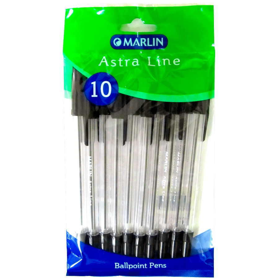 MAR ASTRA PEN 10PK BLACK