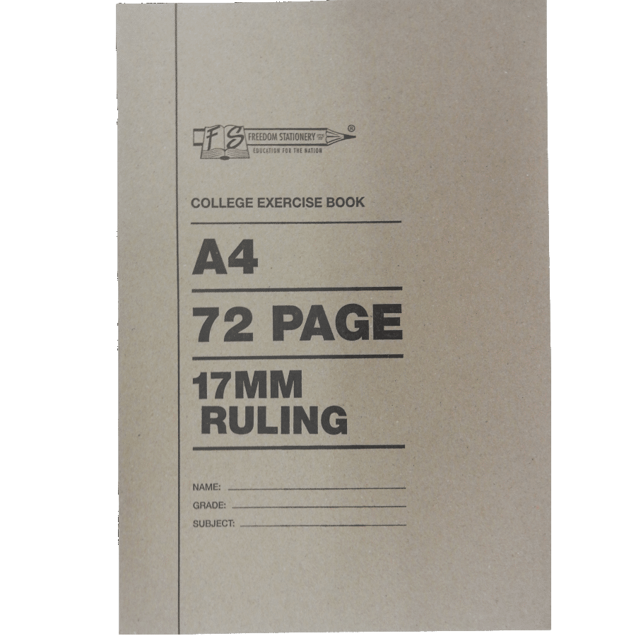 BOOK COLLEGE A4 72P 17MM RULING 2086