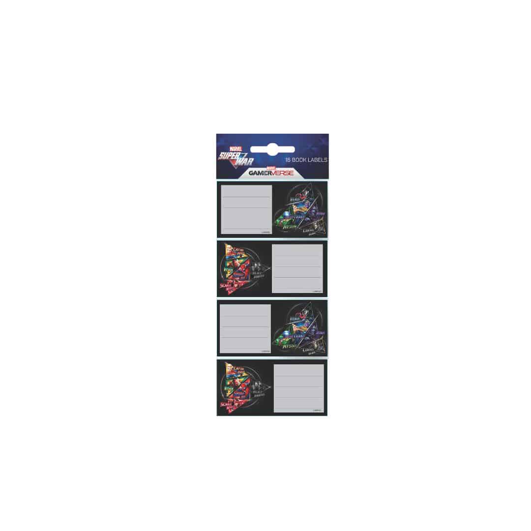 AVENGERS SUPER WAR BOOK LABELS 16`S