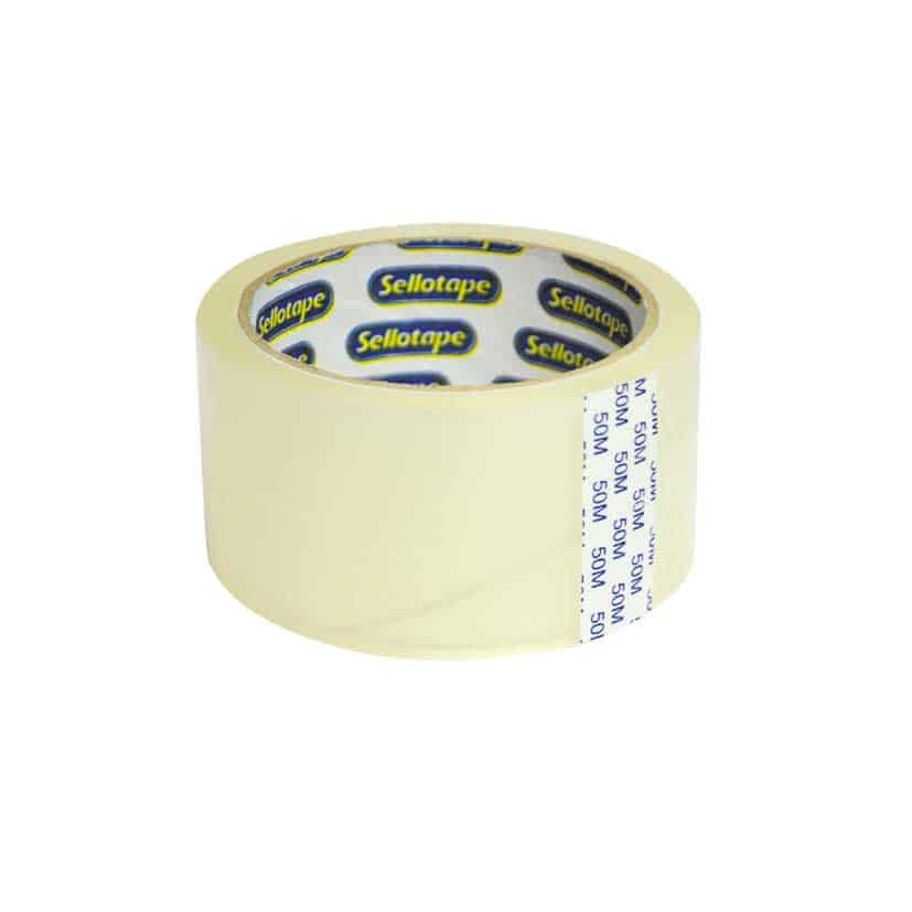 SELLO TAPE PACKAGING TAPE CLEAR 48X50M TPT8313