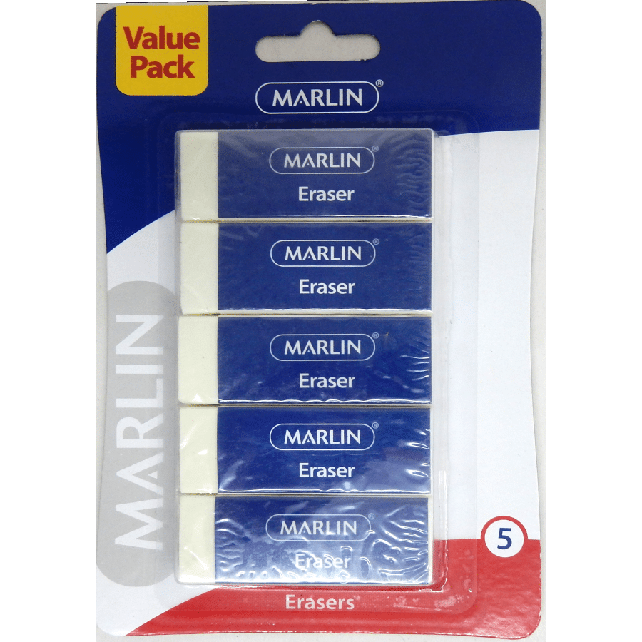 MAR ERASER 5PC 60X20X10MM SM164