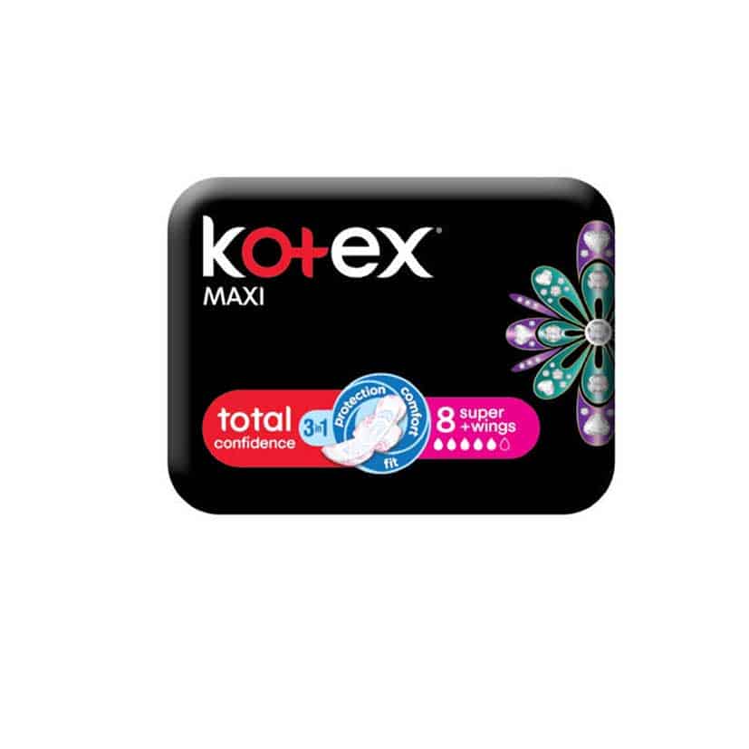 KOTEX MAXI DESIGNER SUPER PADS 8S