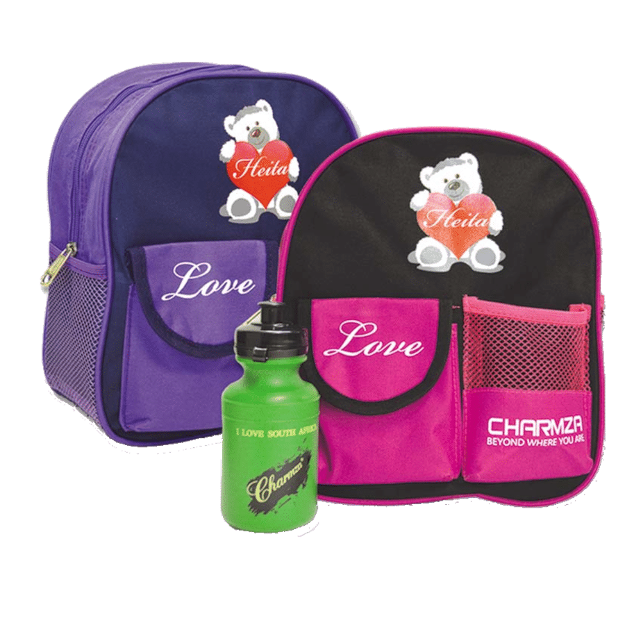 SCHOOL BAG KIDS WITH JUICE BOTTLE
