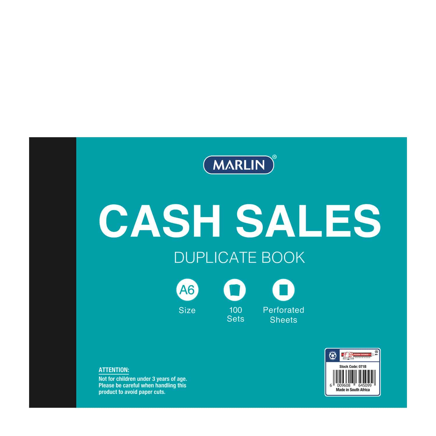MARLIN A6 CASH SALES DUPLICATE BOOK