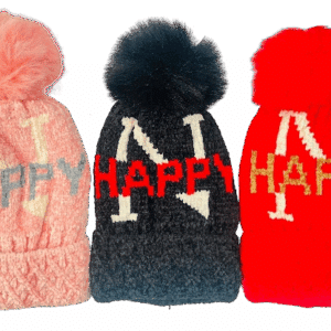 KIDDIES WARM HAT WITH POM POM