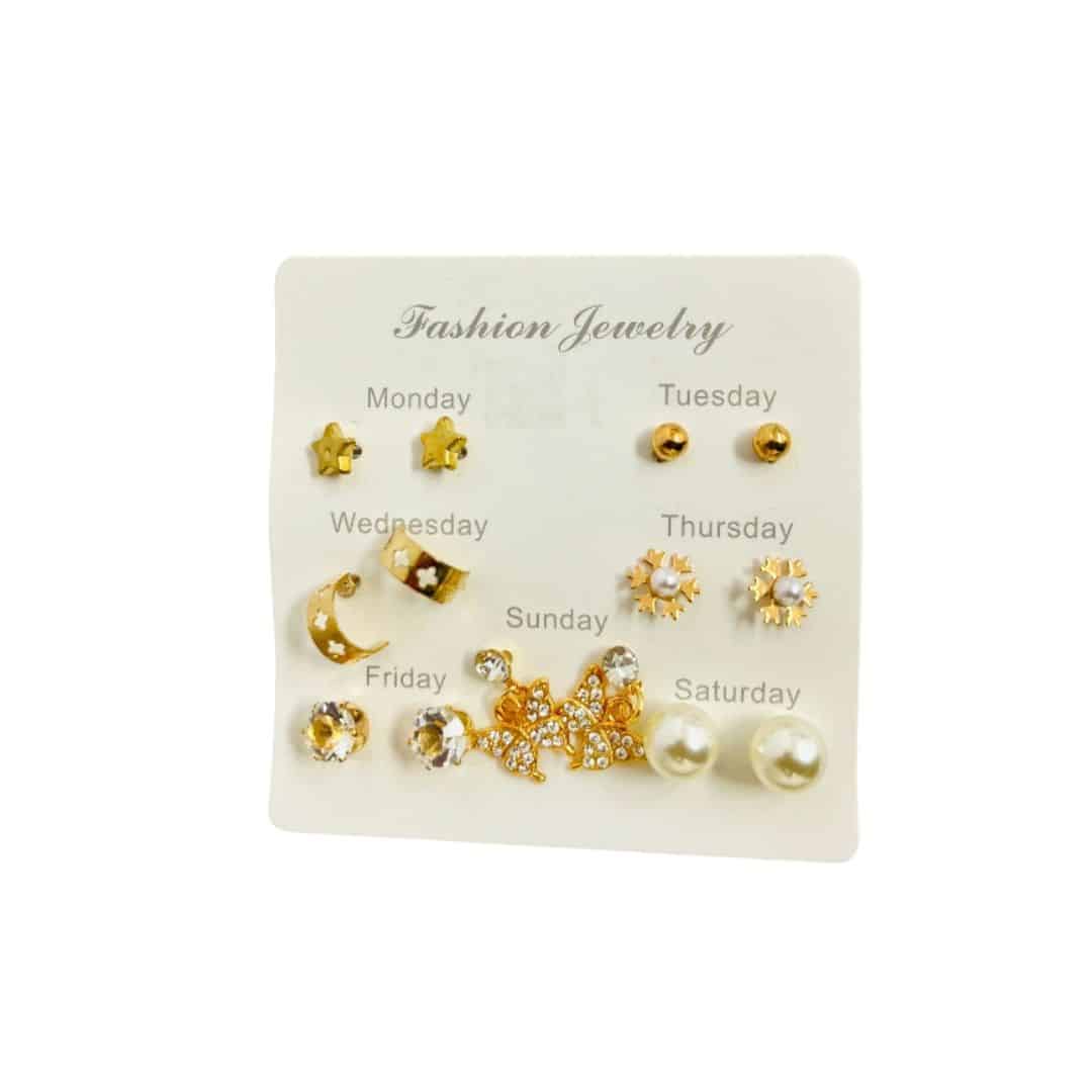 EARRING CARDED 7PAIRS