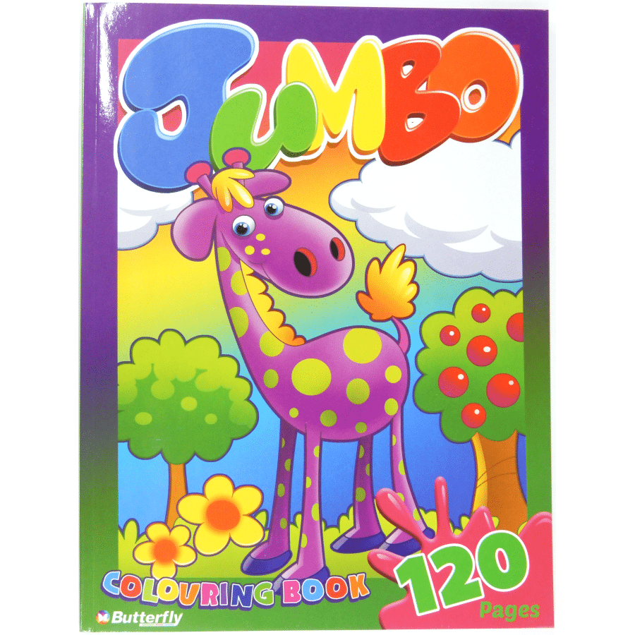 COLOURING BOOK JUMBO 120PG