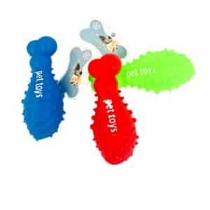 PET TOYS SPIKED CHICKEN LEGS 14.5 X 6.5CM