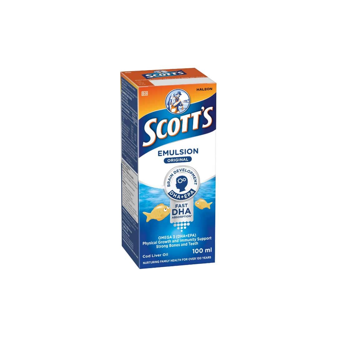 SCOTT`S EMULSION VITAMIN SYRUP REGULAR 100ML