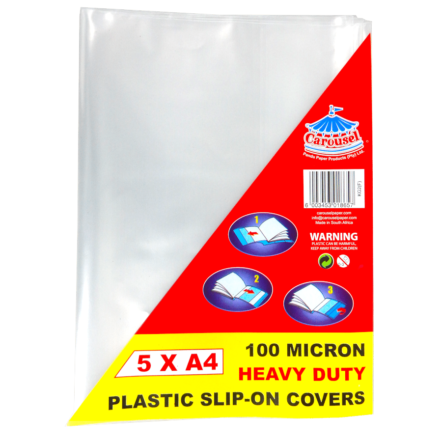A4 SLIP HEAVY DUTY 100MICRON 5PK