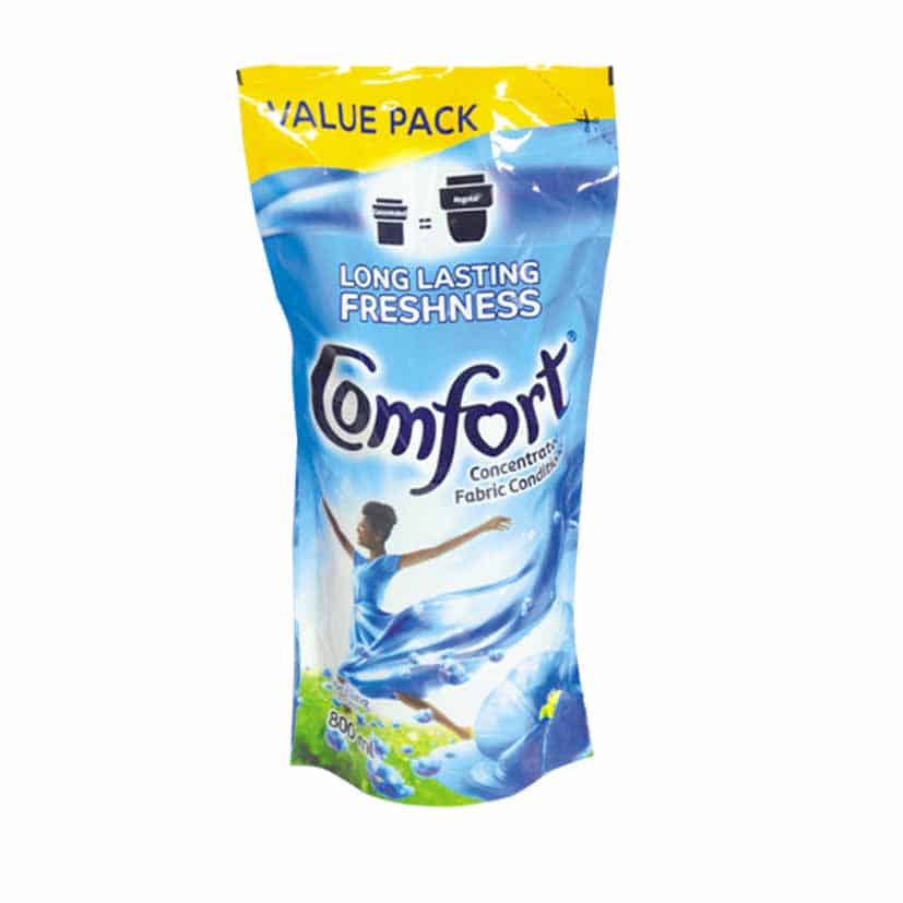 COMFORT CONCENTRATED FABRIC SOFTENER REFILL MORNING FRESH 800 ML