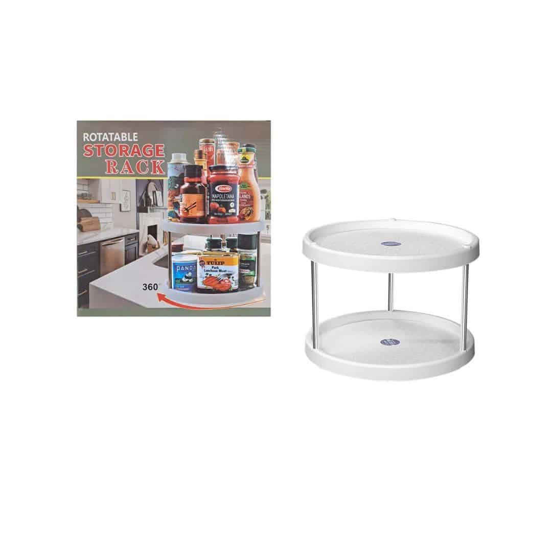 SPICE RACK 2LAYER 24.8 X 24.8 X 16.8CM