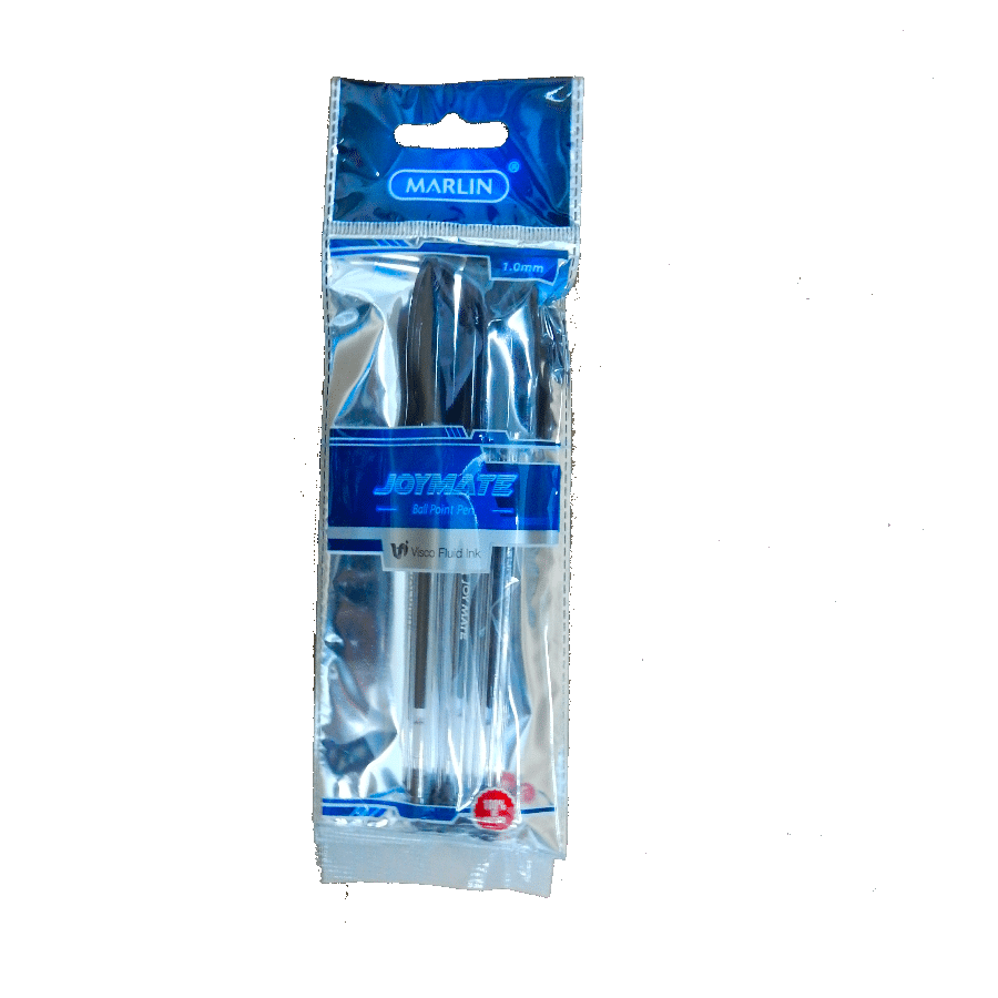 MARLIN PURE POINT BLACK PEN 3PK