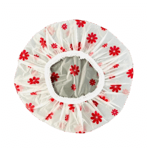 SHOWER CAP^ MIX PRINT