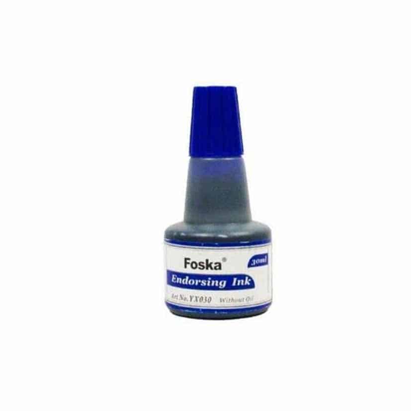 FOSKA ENDORSING INK 30ML BLUE