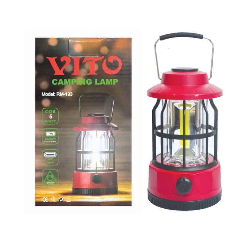 RECHARGABLE LIGHTS WITH HANDLE RM-193 ASSTED COLOUR