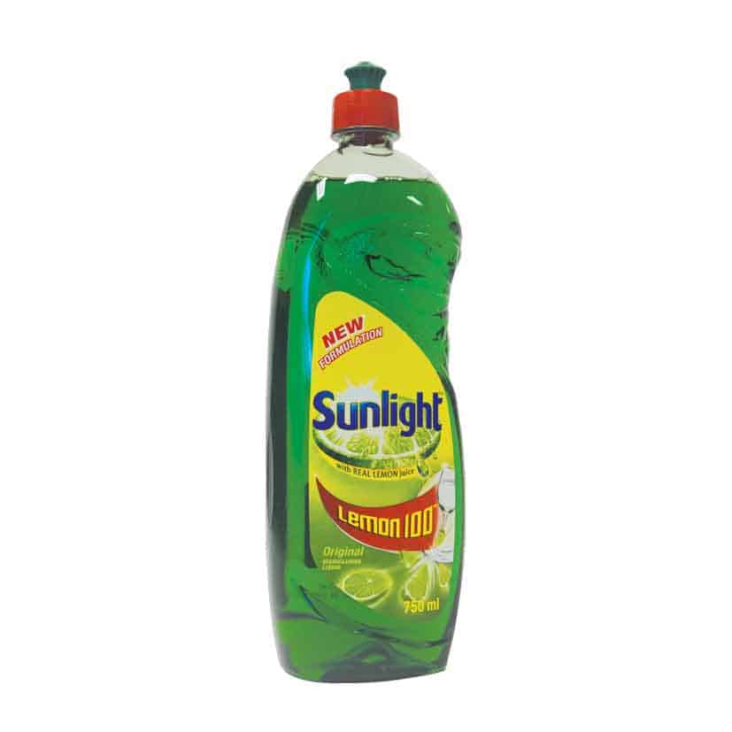 SUNLIGHT ORIGINAL LEMON DISHWASHING LIQUID 750ML