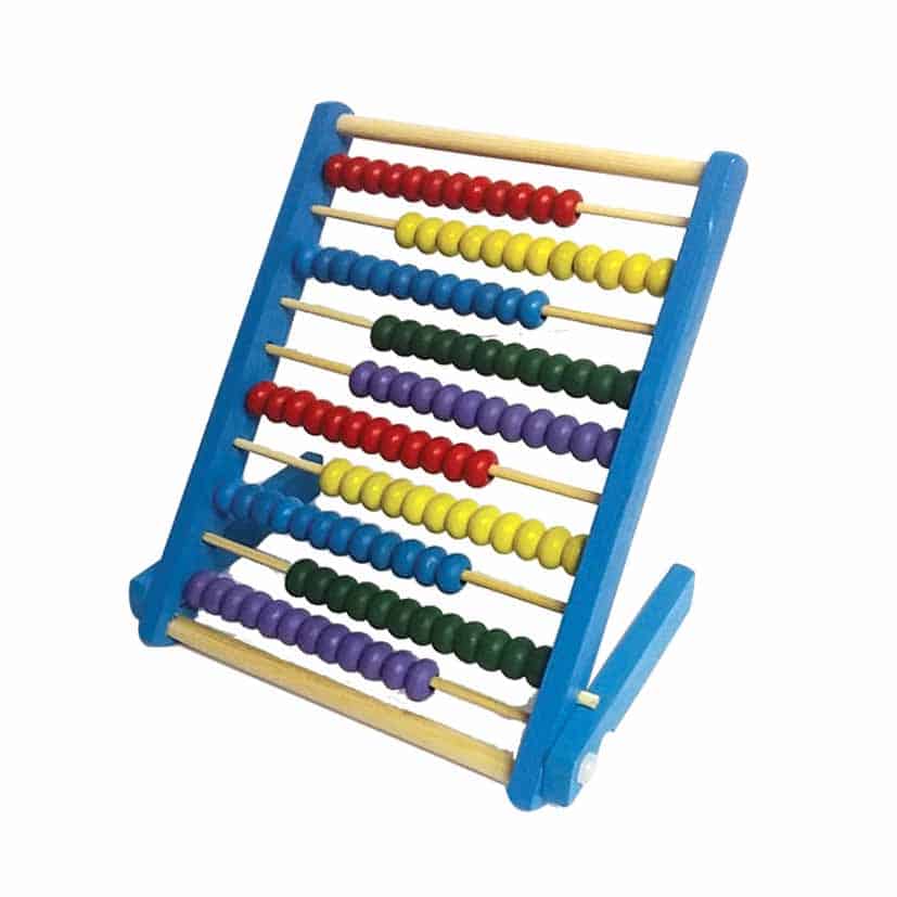 ABACUS WITH WOOD STAND N 120 BEADS 17CM X 20CM