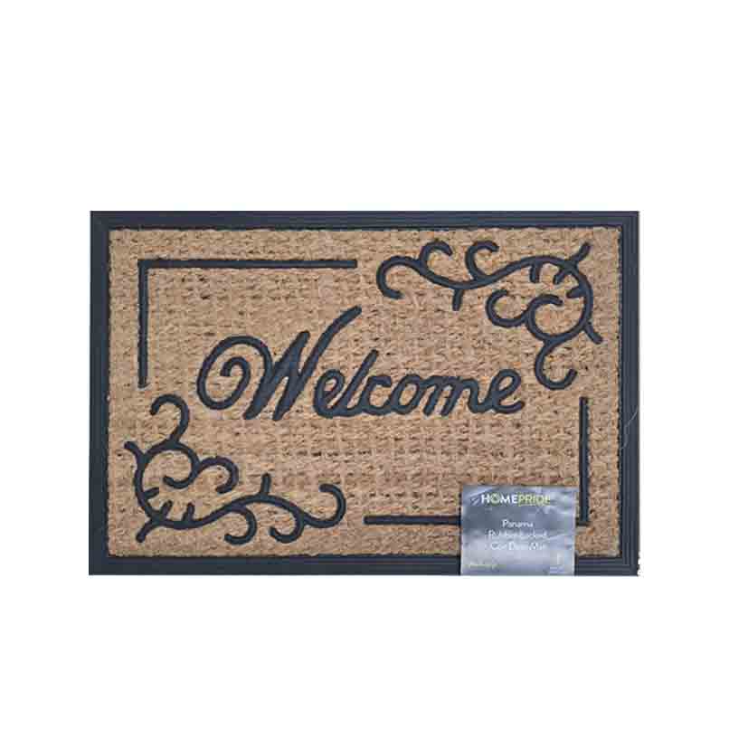WELCOME MAT RUBBER-BACKED 40X60CM