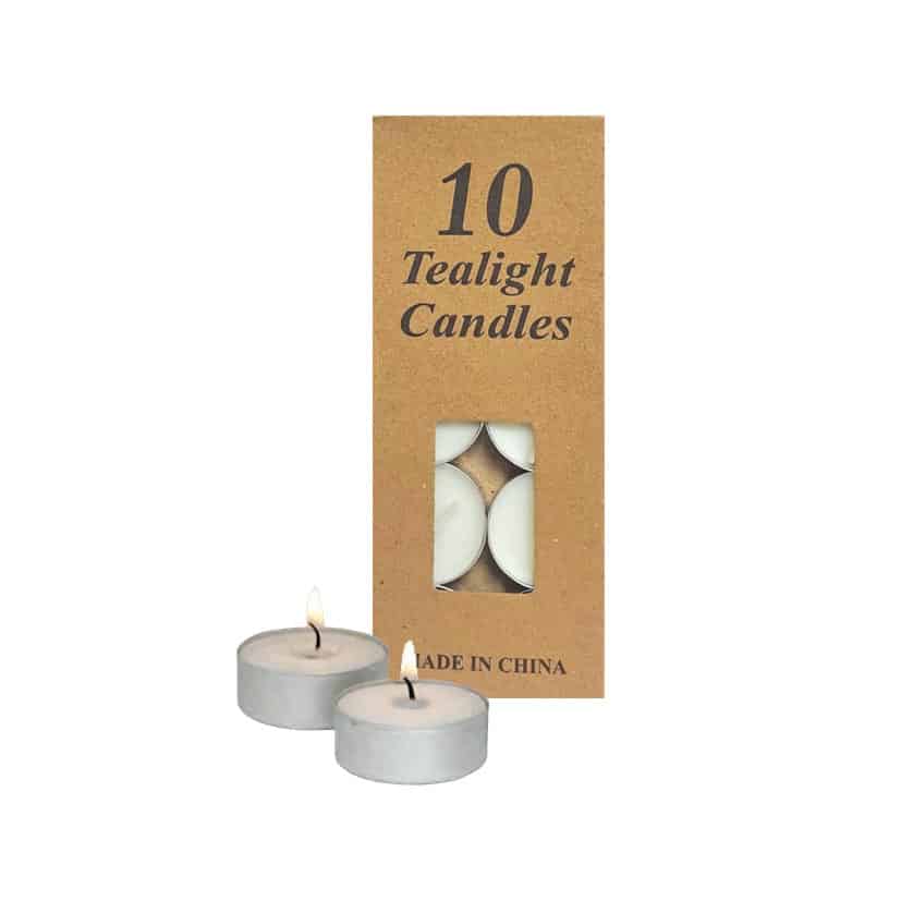 TEALIGHT CANDLES 10PCS 8GRAM