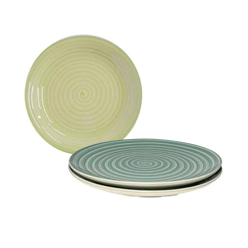 HAND PAINTED DINNER PLATE 10`5 INCH