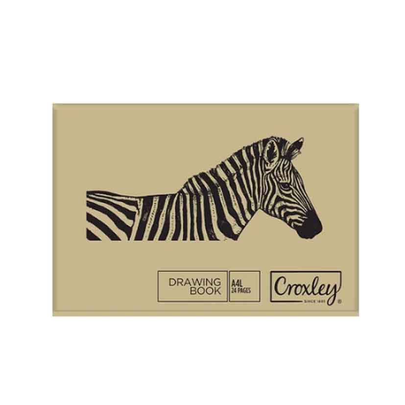 CROXLEY A4L DRAWING BOOK-NOT INTERLEAVED 24PGS