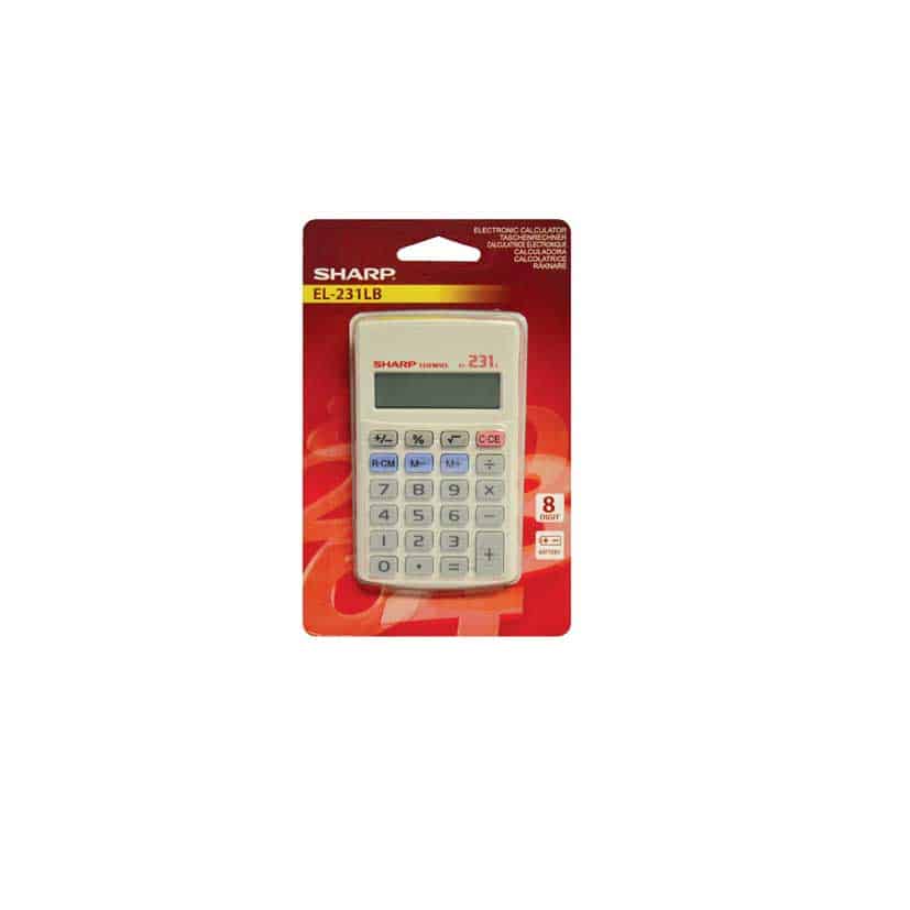 SHARP CALCULATOR EL231L