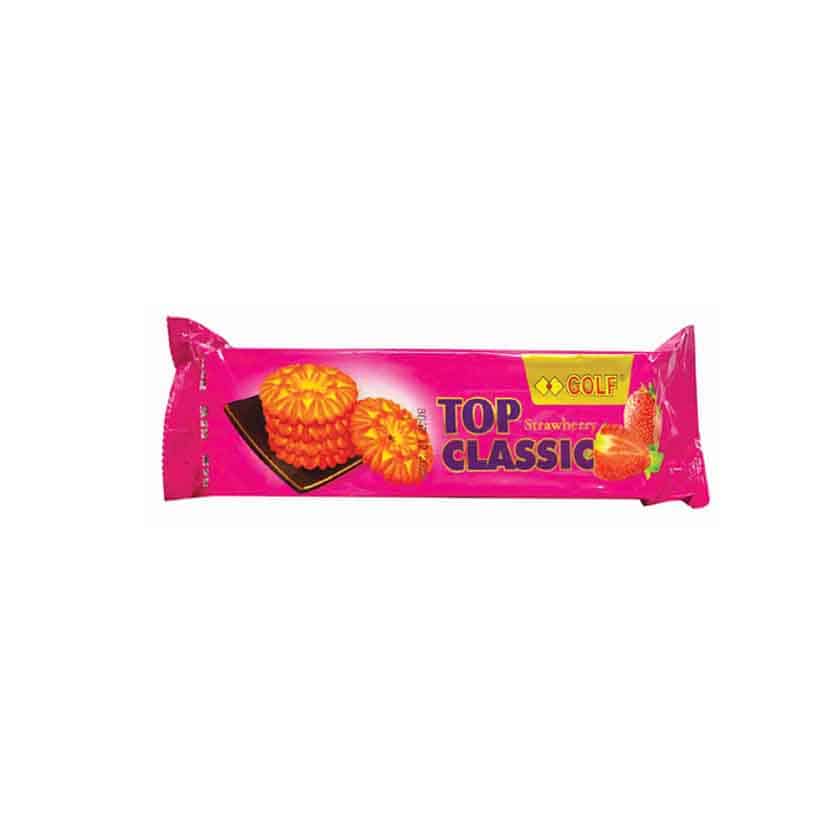 TOP CLASSIC STRAWBERRY BISCUITS 125G