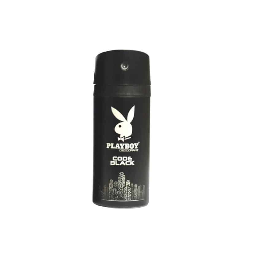 PLAYBOY CODE BLACK DEO 150ML PB14