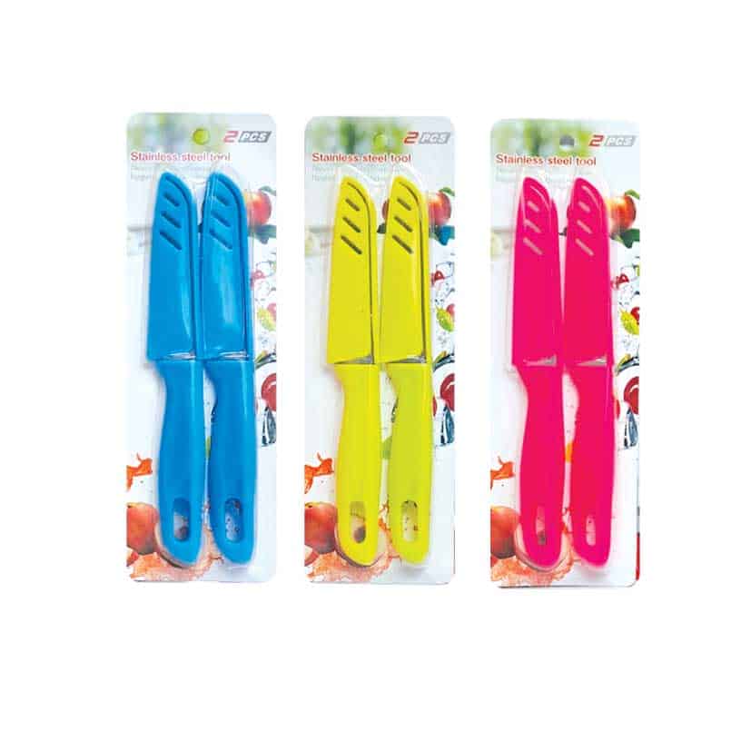 KNIFE 2PK COLOURFUL