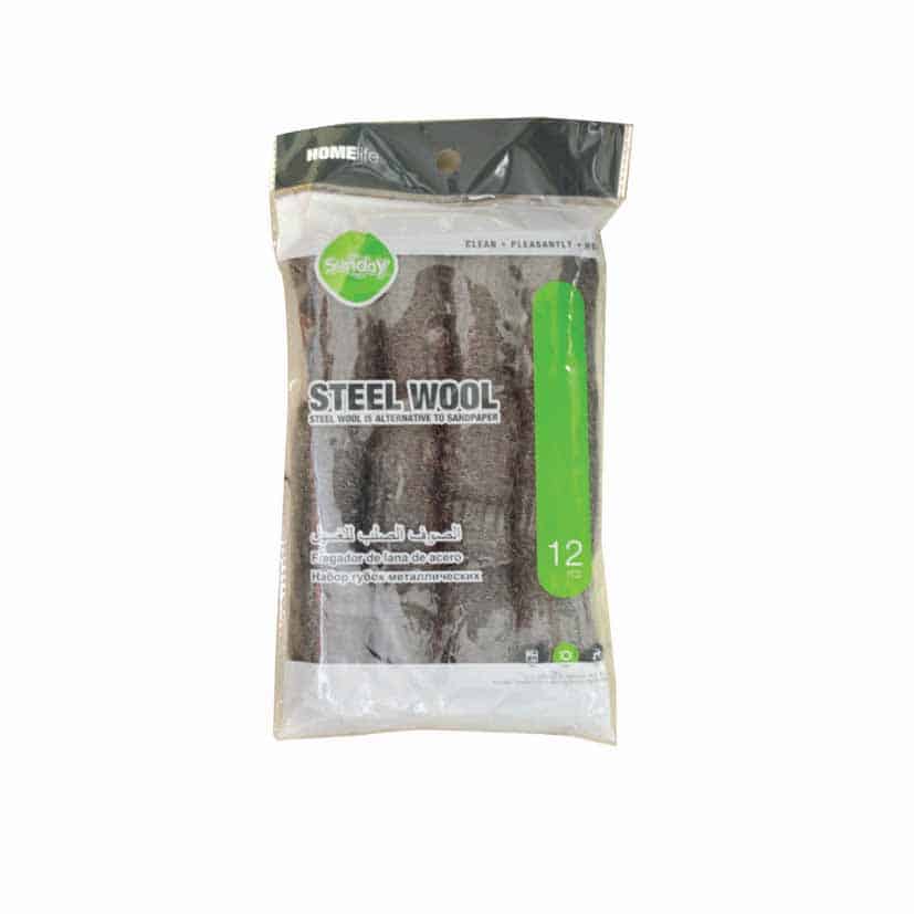 STEEL WOOL 12PK 5.5G