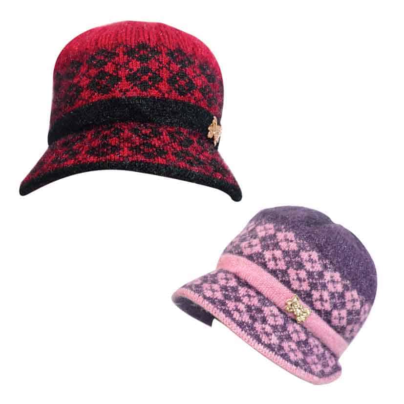 WARM HAT LADIES DOUBLE SIDED