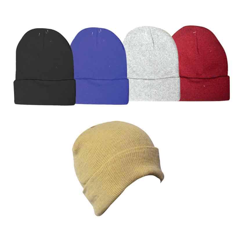 BEANIE HAT UNISEX ASSTD COLOURS