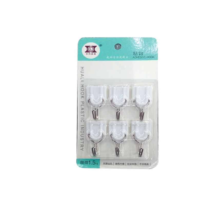 HOOKS 6PK 5 X 5 X 2.5CM