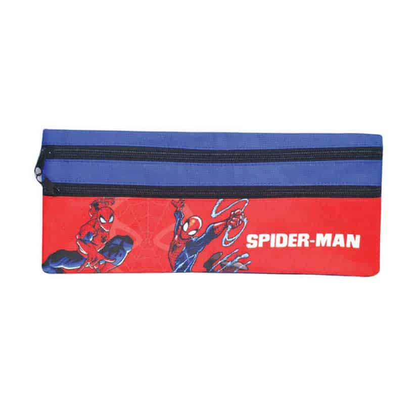 SPIDERMAN PENCIL BAG WITH FRONT COMPARTMENT 2ZIP