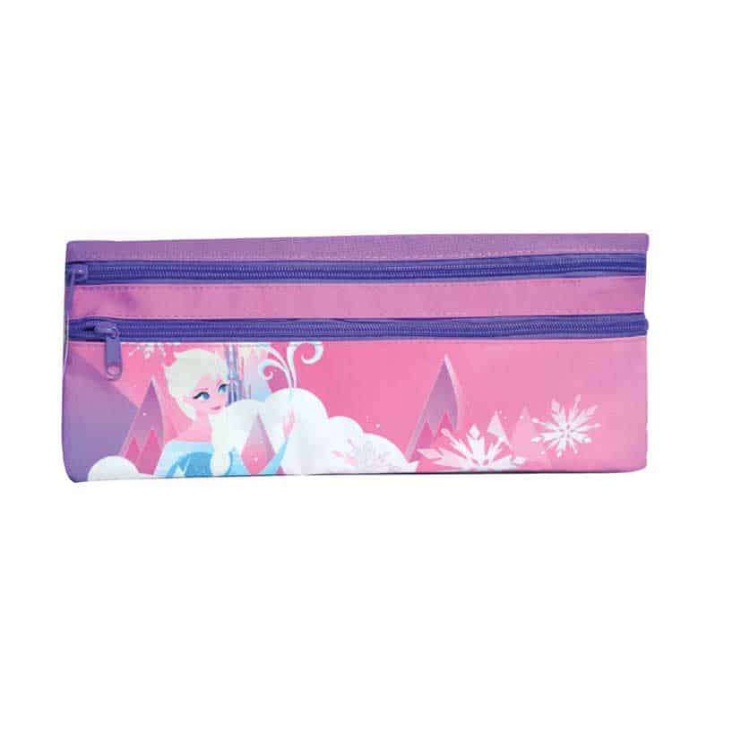 FROZEN PENCIL BAG WITH FRONT COMPARTMENT 2ZIP