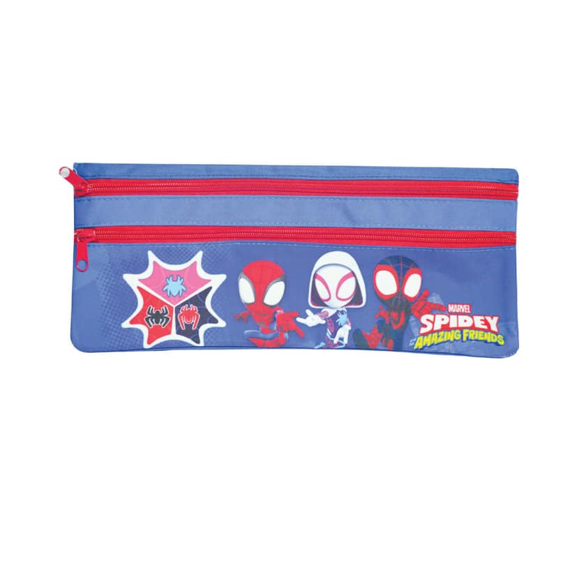 SPIDEY AND HIS AMAZING FRIENDS PENCIL BAG WITH FRONT COMPARTMENT 2ZIP
