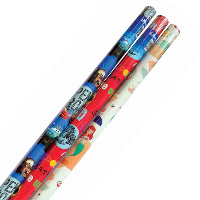 DISNEY ASSORTED BOOK WRAP 1M X 70CM