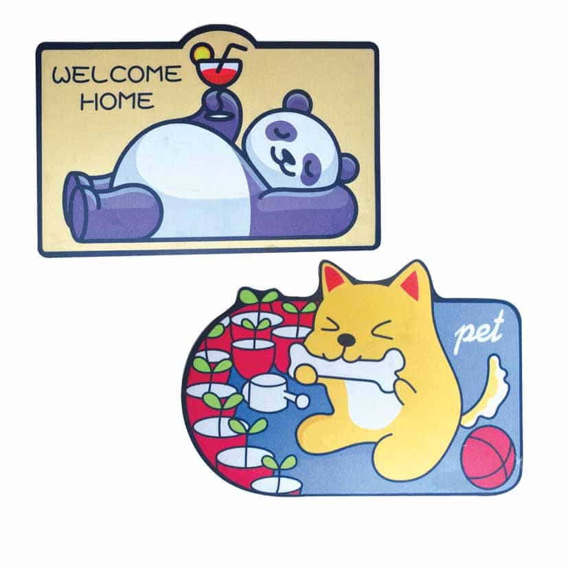 MAT WITH CUTE CHARACTER DESIGNS ASSTD 40X60CM