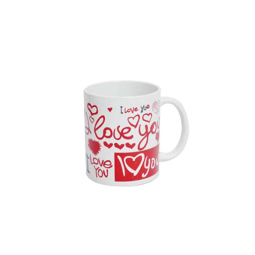CERAMIC MUG LOVE PRINT