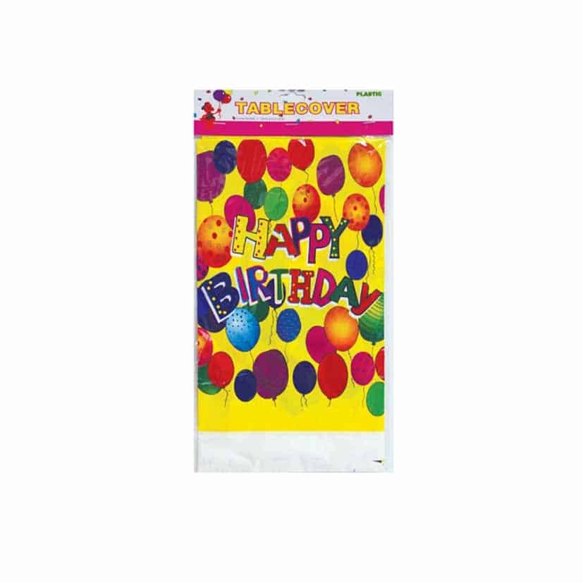 PARTY TABLECLOTH 1PK BIRTHBAY