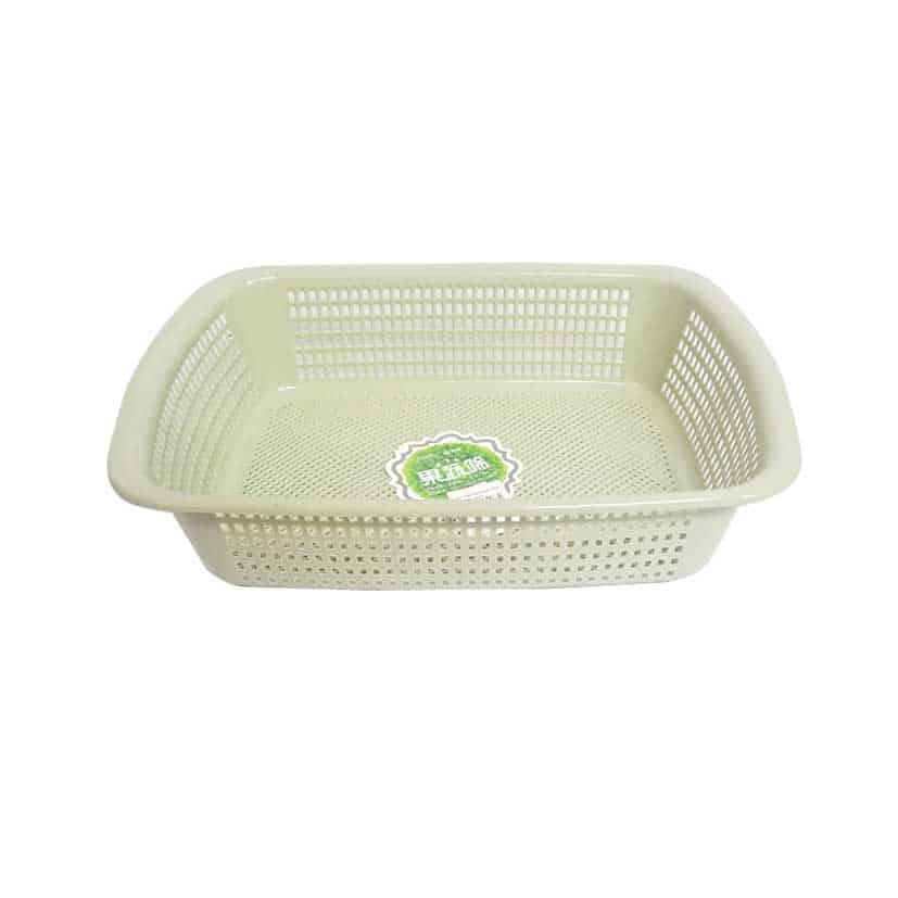 PLASTIC BASKET 30.5CM X 22CM X 7CM