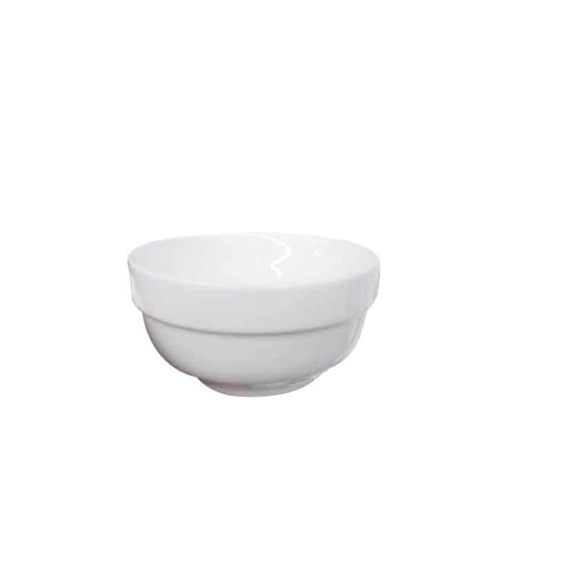 BOWL 11.4CM ROUND WHITE